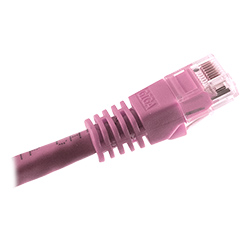 Cat 6, RJ45 to RJ45, Pink Jacket