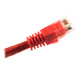 Cat 6, RJ45 to RJ45, Red Jacket