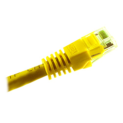 Cat 6, RJ45 to RJ45, Yellow Jacket