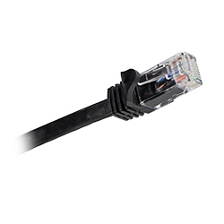 Cat 6a, RJ45 to RJ45, Black Jacket