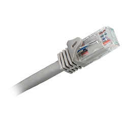 Cat 6a, RJ45 to RJ45, Grey Jacket