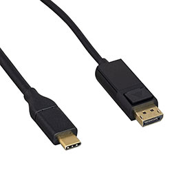 USB to DisplayPort Adapter Cable, USB C-Male to DP-Male