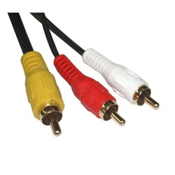 Composite Video and Stereo Audio Cable