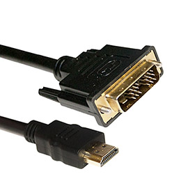 HDMI to DVI-D Adapter Cable, HDMI Male to DVI-D Male